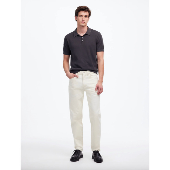 Madewell Other - Madewell Relaxed Taper Jeans Mens Mid Rise Vintage Canvas Cream W 29 L 30 NWT